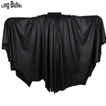 Высокое качество Большой накидка Бэтмена черный костюм Бэтмена Ling Bultez 32789703936