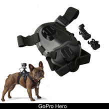 GoPro собака жгут Спорт камера эластичная лента назад нагрудный ремень Пояс для маленьких больших собак прогулки на открытом воздухе серфинг товары для домашних животных XPangle 32822219958