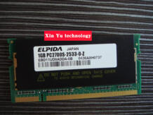 Пожизненная гарантия для Elpida DDR 1 ГБ 2 ГБ 333 мГц PC-2700 оригинальные аутентичные 1 г ноутбук памяти ноутбук Оперативная память 200PIN SODIMM XRUIDA 32501254242