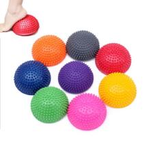 Мяч для йоги физический фитнес прибор мяч для тренировки баланса точечный массаж шаговые камни bosu сферы для балансировки прибор для занятия йогой weisuer 32666007851