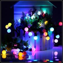 5 м/10 м 50/100 светодиоды Красочный бал RGB Водонепроницаемый светодиодный свет шнура фея Рождественские огни для вечерние украшение праздника Laimanice 32704936815