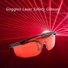 Красный защитные очки лазерная защитные очки солнцезащитные очки 190nm к 540nm лазерная защитные очки с бархатной коробке квадратный Форма Leepsom 32861746636