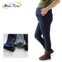 Большой Размеры зима для беременных Бархатные Леггинсы XL XXL 3XL 4XL регулируемые высокие эластичные леггинсы брюки для беременных Для женщин теплая одежда Wheat turtle 32742708785