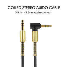 3,5 мм AUX витой стерео аудио кабель KRIPT 32842726586