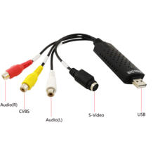 USB 2,0 Карта видеозахвата адаптер ТВ DVD VHS Audio Capture S-видео конвертер USB Поддержка Win7/XP/Vista WDYAJ 32787342625