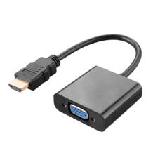 Высокое качество HDMI к VGA адаптер папа Famale конвертер адаптер 1080 P HD цифро аналоговый видео аудио для портативных ПК планшеты Moresave 32965961825