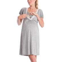 Беременность и для беременных сна беременных кормящих пижамы Ночная рубашка для грудного вскармливания элегантный для беременных и кормящих одежда платье HongMiao 32860872686