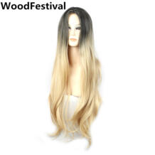Парики из искусственных волос без шапочки-основы короткий прямые Блондинка парик для Хэллоуина карнавальные парики WoodFestival 32810693724
