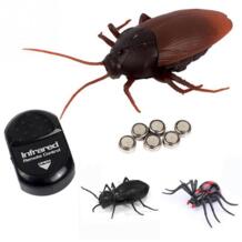 RC муравьи тараканы пауки дистанционного управления макет поддельные RC игрушки животных Xmas трюк, игрушка Sbego 32839607014
