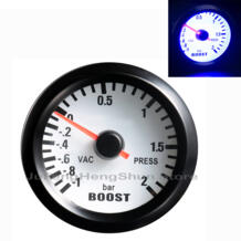 12 В автомобилей Turbo Boost Gauge 2 дюймов 52 мм указатель метр 1 ~ 2 Бар Вакуумный Пресс/В переменного тока датчики бензин автомобильный индикатор инструмент No name 32838206713