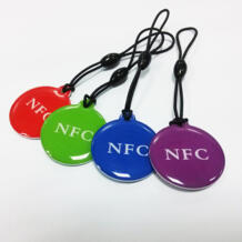 (4 шт./лот) Ntag216 NFC метки ключ для домофона 13,56 МГц RFID 868 байт карта брелок для ярлыка для всех nfc-телефон на базе Android lenfc 32301098571