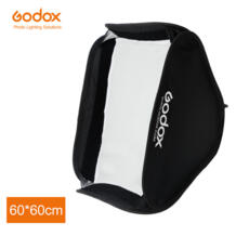 Godox 60*60 см Складная Мягкая коробка Godox Suitbale для s-типа кронштейн камеры вспышки (см 60*60 см софтбокс только) No name 32353947284