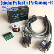 Новая версия Оригинал octoplus Pro Box 8 в 1 комплект (5 кабель + eMMC/JTAG активированный + медный провод) для samsung для LG активированный gsmjustoncct 32830923881