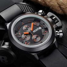 марка мужские наручные часы многофункциональный мужской бизнес часы календарь хронограф топ кварцевые часы Relogio / ML2002 Megir 32253183256
