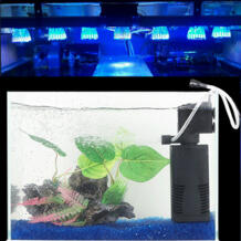 Полный спектр 10 Вт E27 аквариум светодиодный свет для выращивания аквариума воздушный насос фильтрация и водные растения GEW 32790913272