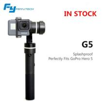 Бесплатная доставка EMS feiyutech Feiyu G5 3 оси Ручной карданный подвес для GoPro Hero 5 и других экшн-камер брызг лучше, чем FY G4 No name 32780916690
